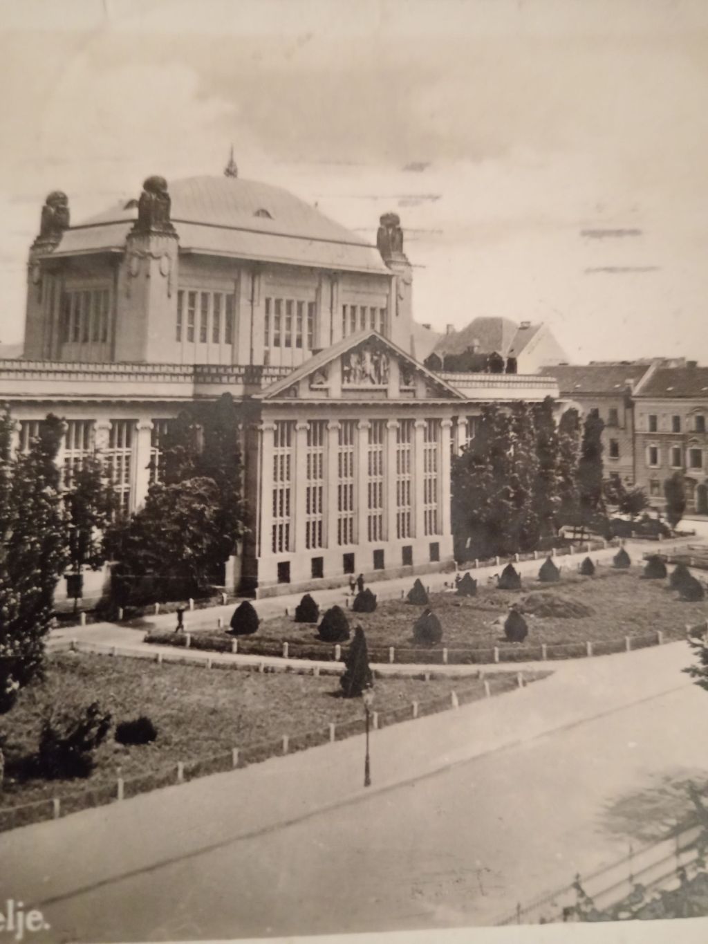 Sveučilišna biblioteka, danas državni Arhiv, snimljeno 6. lipnja 1932. godine